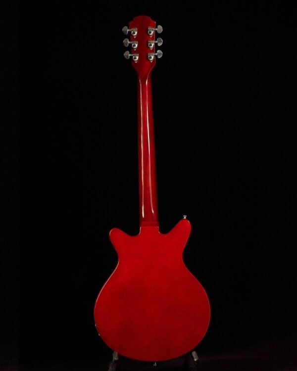 KGD Electric Guitar with 6 String, Solid Body Electric Guitar, P90 Pickups, Bone nut, Right Handed, 22 Frets, Rosewood Fretboard, Mahogany Body (Wine Red) - Image 2