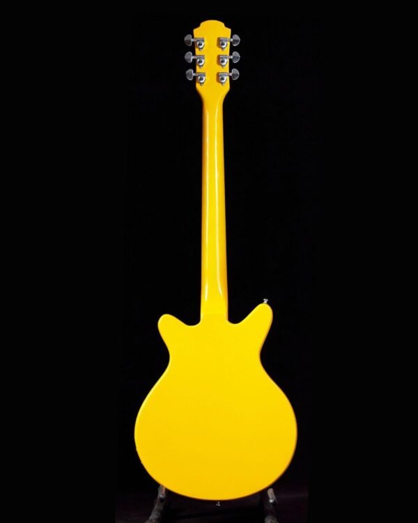 KGD Electric Guitar with 6 String, Solid Body Electric Guitar, P90 Pickups, Bone nut, Right Handed, 22 Frets, Rosewood Fretboard, Mahogany Body(Yellow) - Image 3