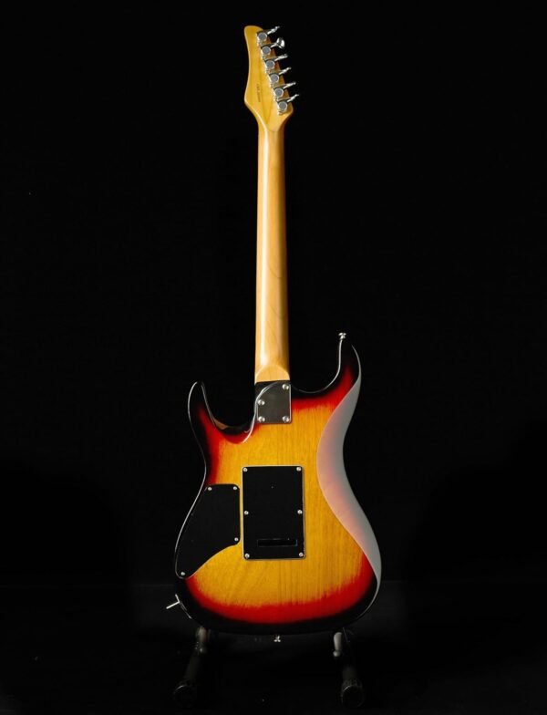 Censtar Electric Guitars with Roasted Mahogany Body and Maple Neck,Bone Nut,Coil Split Humbuckers Pickups,24 Frets,Solid Body Mars Electric Guitar for Professional/Adult ST-Sunbrust - Image 3
