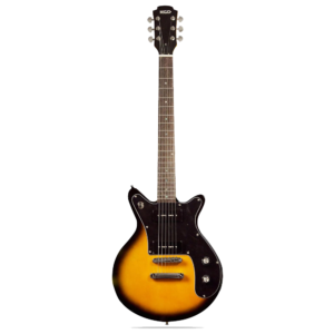 KGD Electric Guitar with 6 String, Solid Body Electric Guitar, P90 Pickups, Bone nut, Right Handed, 22 Frets, Rosewood Fretboard, Mahogany Body  (2-Color Sunburst)