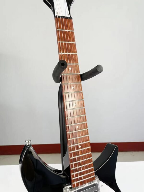 Ricken 325 electric guitar With Fingerboard has varnish.Black Color High Quality Guitar - Image 2