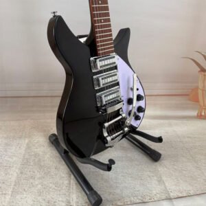KGD-Rickenbacker 325, H-H-H pickups, black body, mahogany rosewood fretboard, in stock with free shipping